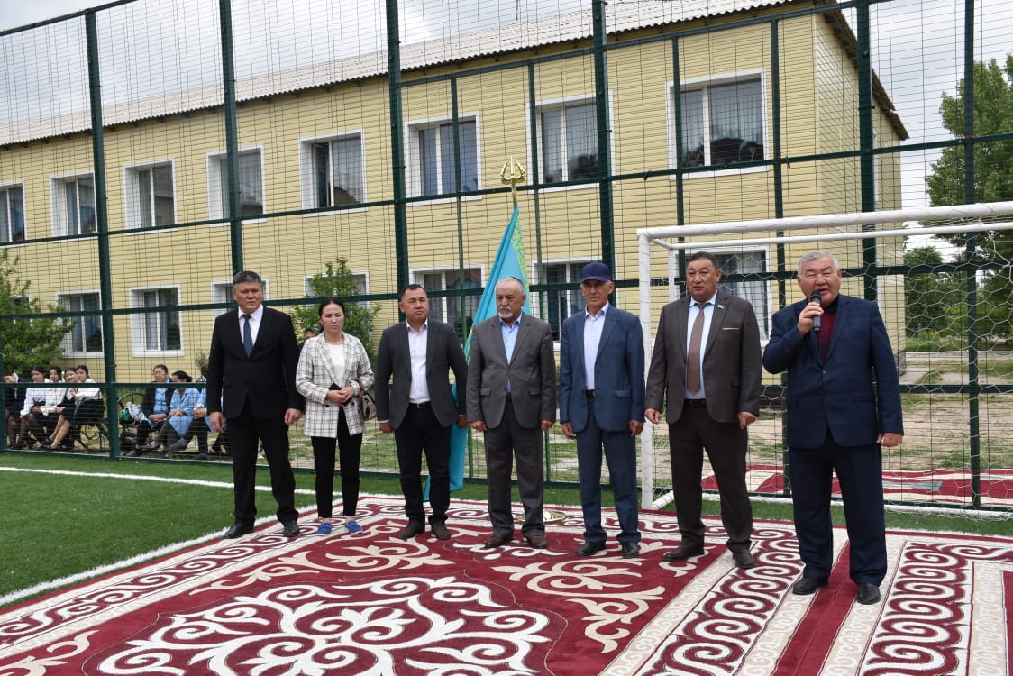 МАҒЖАН ЖҰМАБАЕВ АТЫНДАҒЫ №29 ОРТА МЕКТЕБІНДЕ «ЖОМАРТ ТҮЛЕК» ЖОБАСЫ БОЙЫНША ЖАЗДЫҚ СПОРТ АЛАҢЫ АШЫЛДЫ.