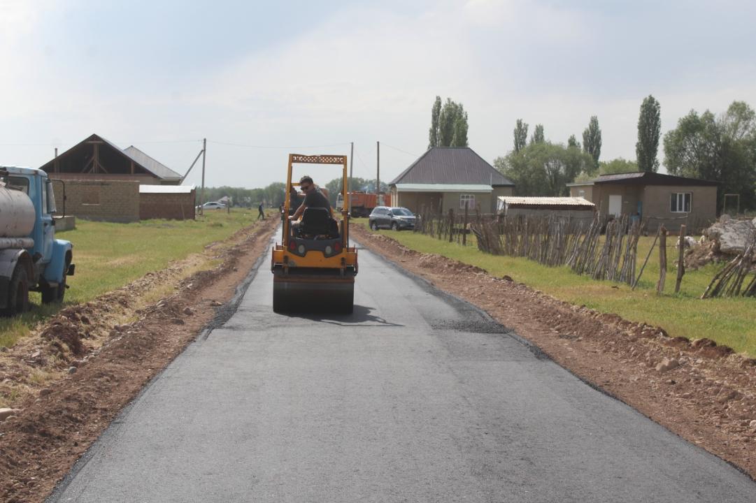 Т. Рысқұлов ауданындағы елді мекендердегі 20 көше күрделі жөндеуден өтуде