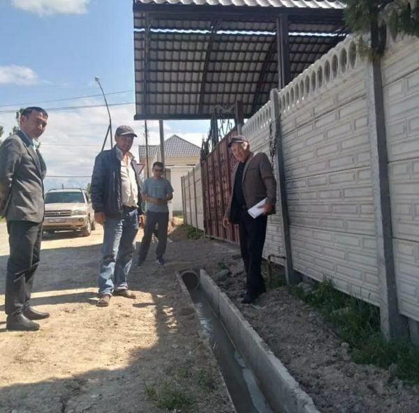 БАУЫРЖАН МОМЫШҰЛЫ АУЫЛЫН АБАТТАНДЫРУ ЖҰМЫСТАРЫ ІС ЖҮЗІНДЕ