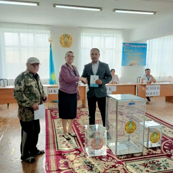 Ақбақай ауылында сайлау өтуде