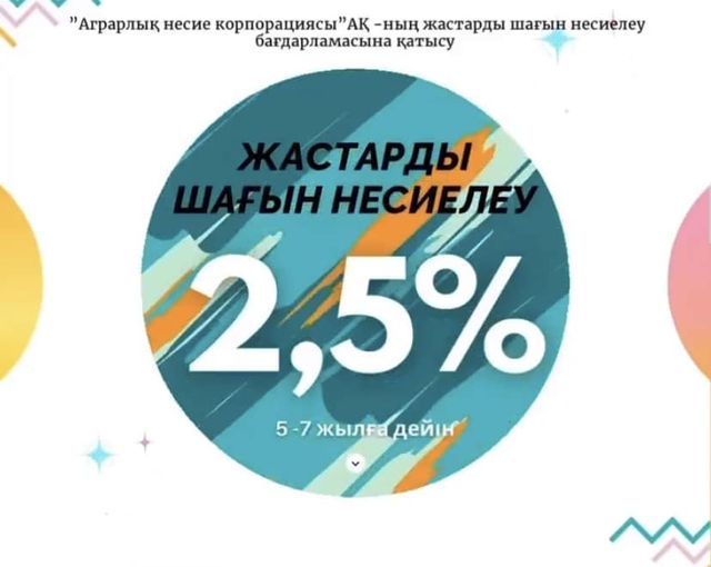 ЖАСТАРДЫ ШАҒЫН НЕСИЕЛЕУ