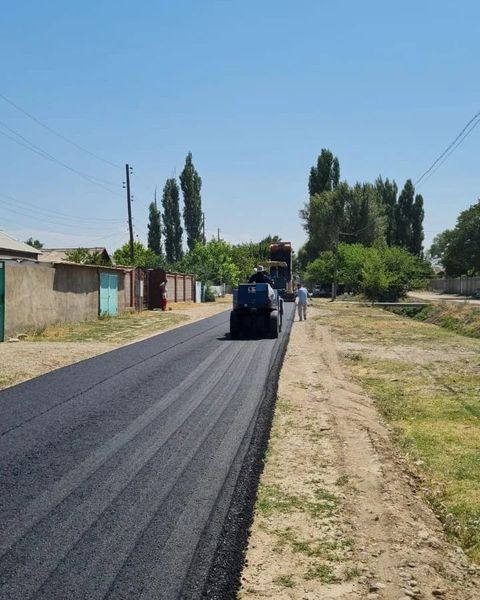 🇰🇿Айтылды - орындалды: Алматы көшесіне асфальт төселуде