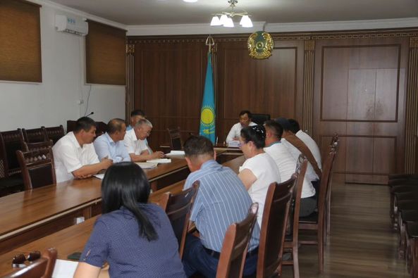 ЖЫЛУ БЕРУ МАУСЫМЫНА БАЙЛАНЫСТЫ ШТАБ ОТЫРЫСЫ ӨТТІ