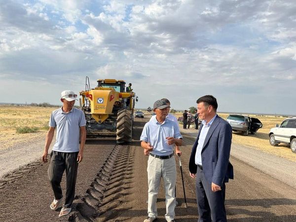 🔰Бүгін аудан әкімі бірқатар құрылыс жұмыстарының барысын зерделеді.