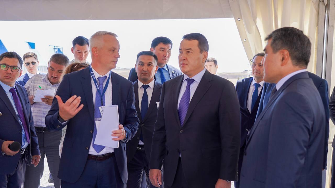 Минералды тыңайтқыштар шығаратын ірі химия кешені Жамбылда іске қосылады