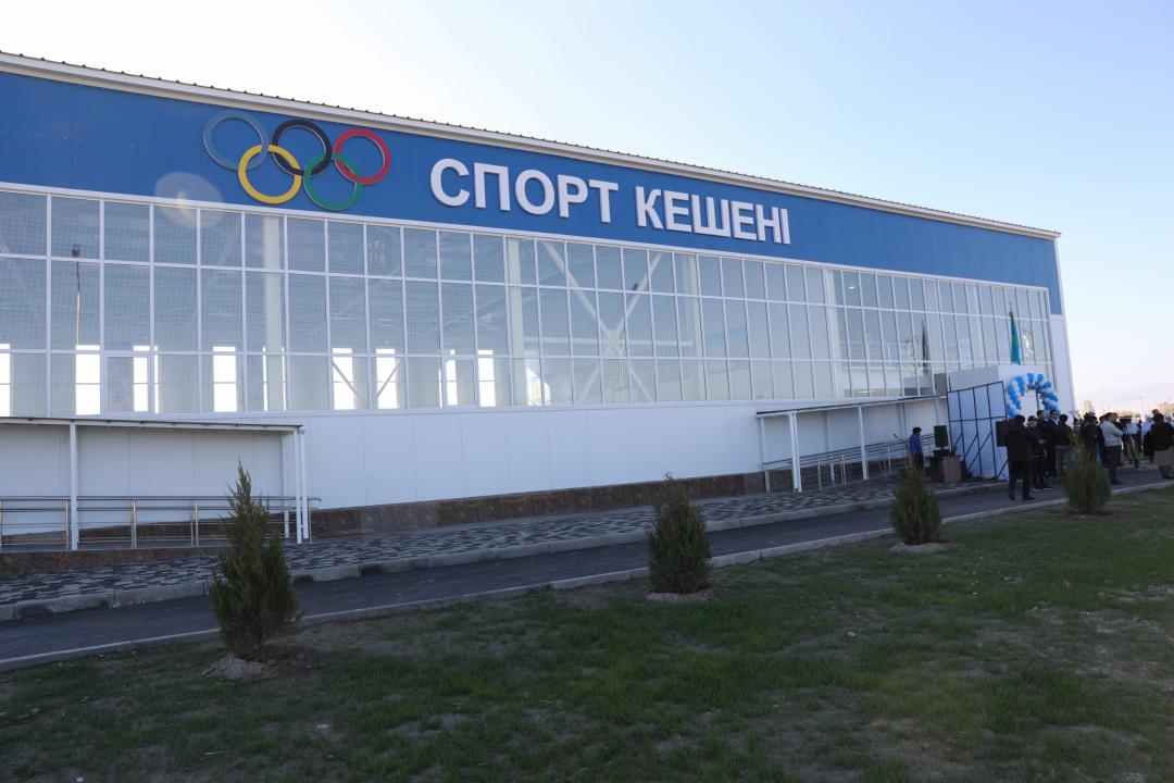 Жамбыл облысында ауылдықтардың игілігі үшін жаңа спорт кешені пайдалануға берілді